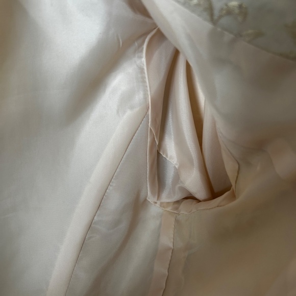 VTG Jones New York Women’s Size 8P 2 Piece Skirt Set Silk & Metallic Old Money - Picture 9 of 15